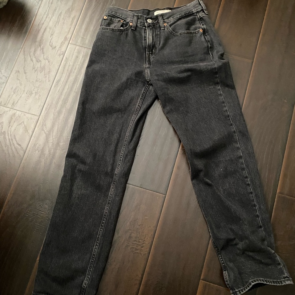 Levi’s Low pro straight womens jeans in Breathe in- dark wash